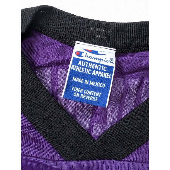 Vintage Peter Boulware Jersey KIDS Size 7 Baltimore Ravens Original Logo 90s NFL - Picture 4 of 10